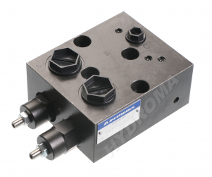 zawór hamujący jednostronny z wyjściem na zwolnienie hamulca