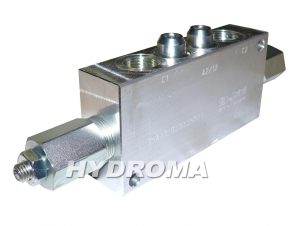 zawór hamujący - obustronny